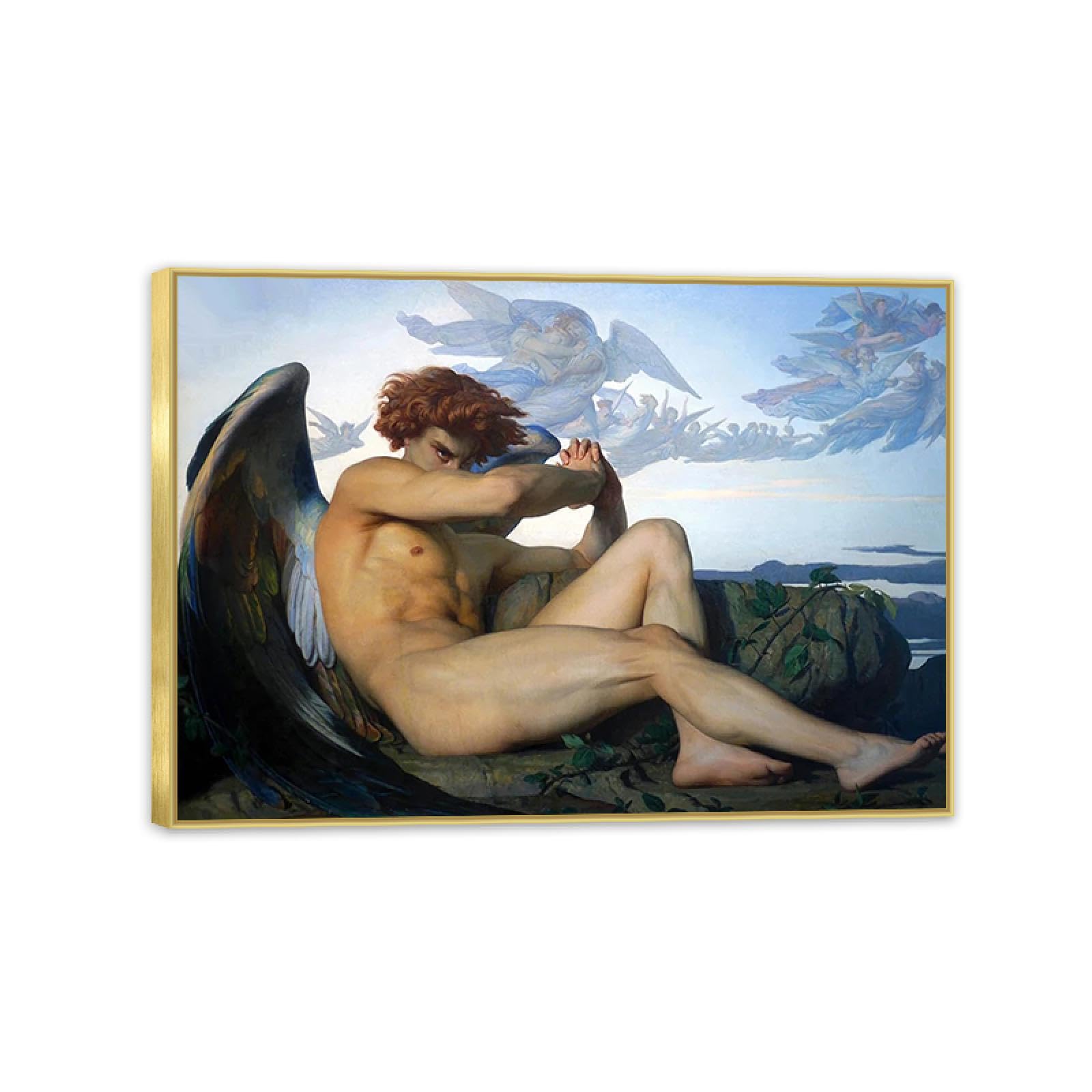 Amazon.com: MOBYAT Canvas Prints the Fallen Angel by Alexandre